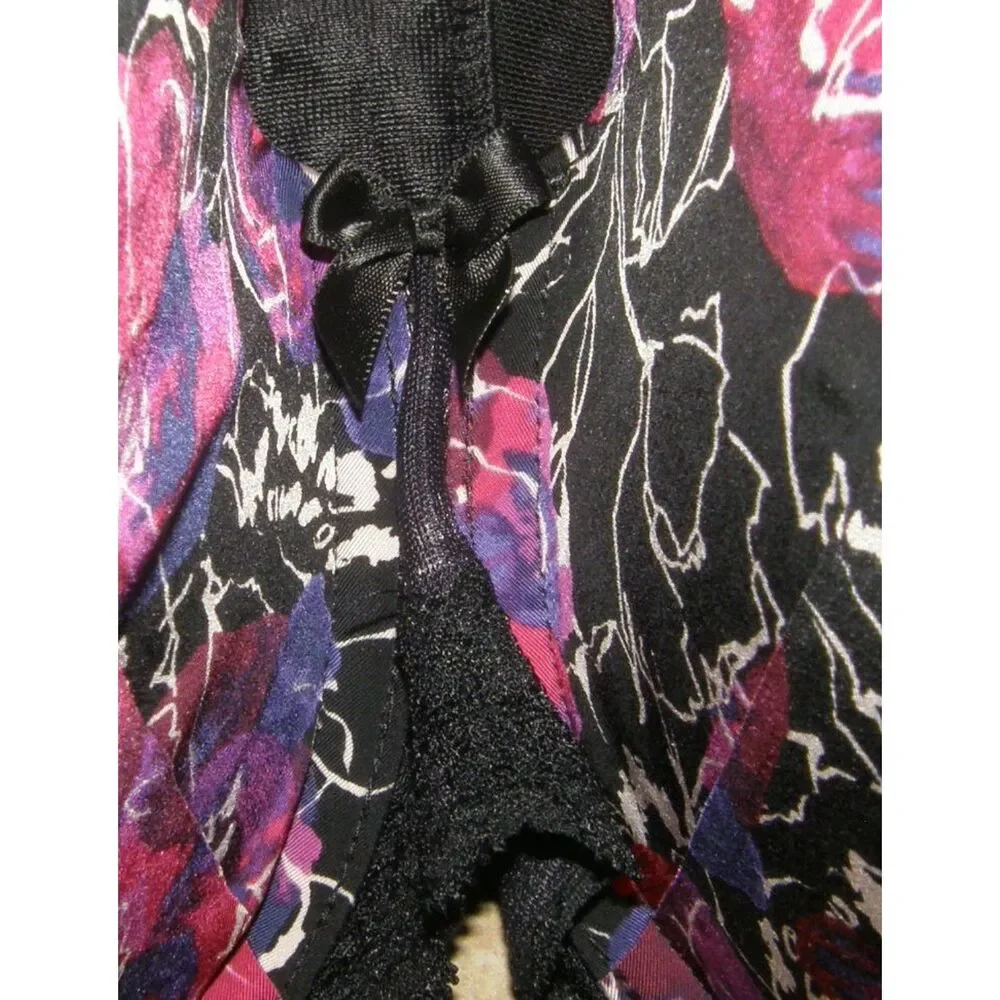 TORRID CURVE Colorful Floral Plus Sz 40DDD Lightly Padded Push Up Underwire Bra